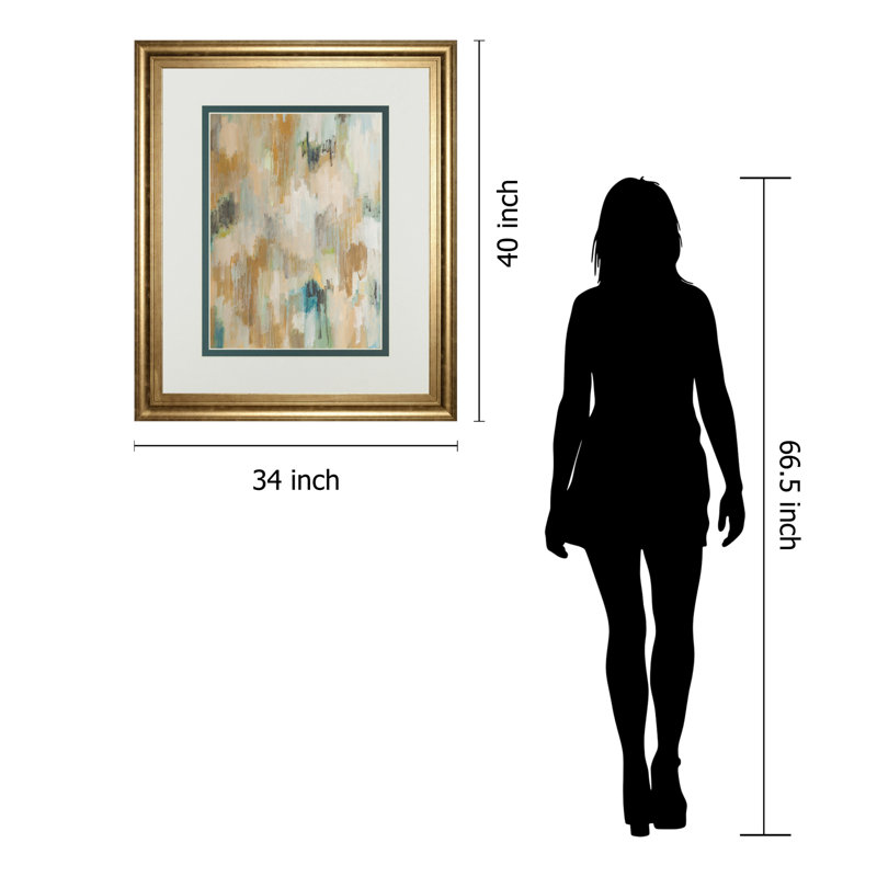 Nocturne Afternoon Wall Art - 34" x 40" - Gold Frame