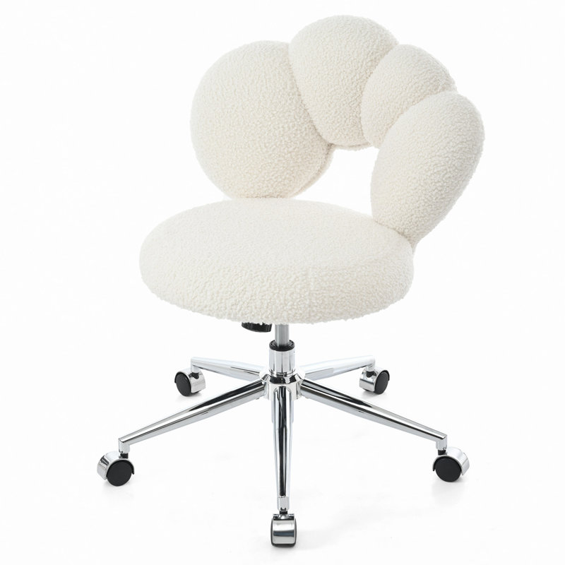 Fauteuil pivotant à 360 °, réglable en hauteur, fauteuil pivotant, tissu de bureau