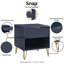 Table de chevet cannelée 20 po Dumbo (bleu minuit) Dumbo-1489506564