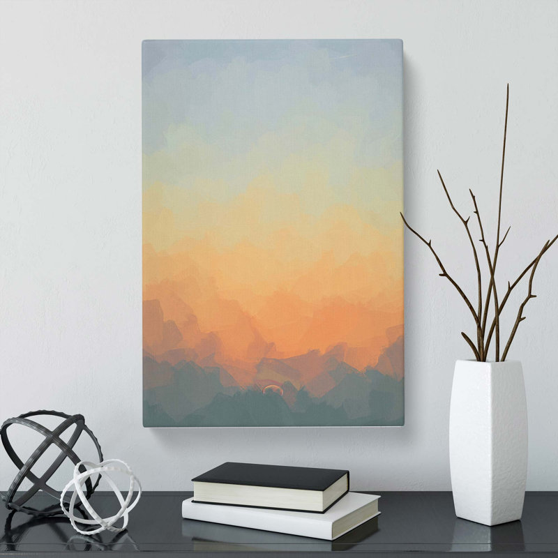 Glorious Sunset in Abstract - Wrapped Canvas, 50cm H x 35cm W x 3cm D