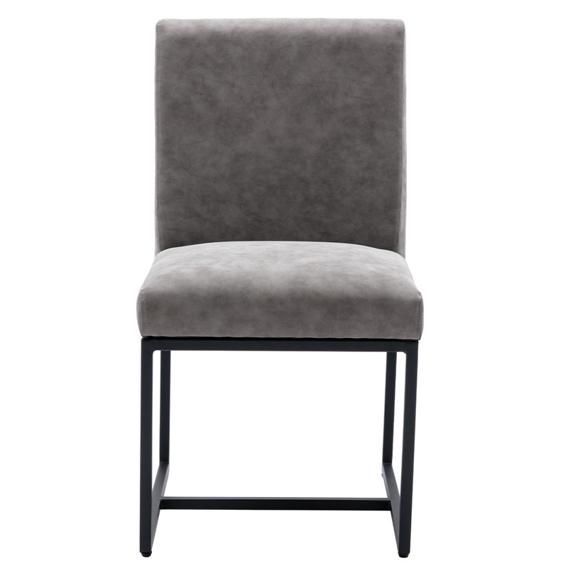 Chaises d'appoint rembourrées Puspha, gris