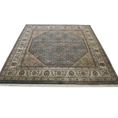 Shingleton One-of-a-Kind 6.6x6.6 Square Area Rug Blue