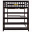 Lit mezzanine double avec bureau intégré Harlod