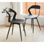 Modern Dining Chairs - Plastic Chairs - Openwork - Metal Legs-2078454363