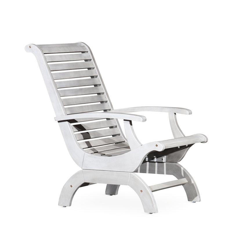 Eucalyptus Plantation Chair In Silver Gray - Decay Protected, Stylish Look Resists Rot And Changes, Silver/Gray