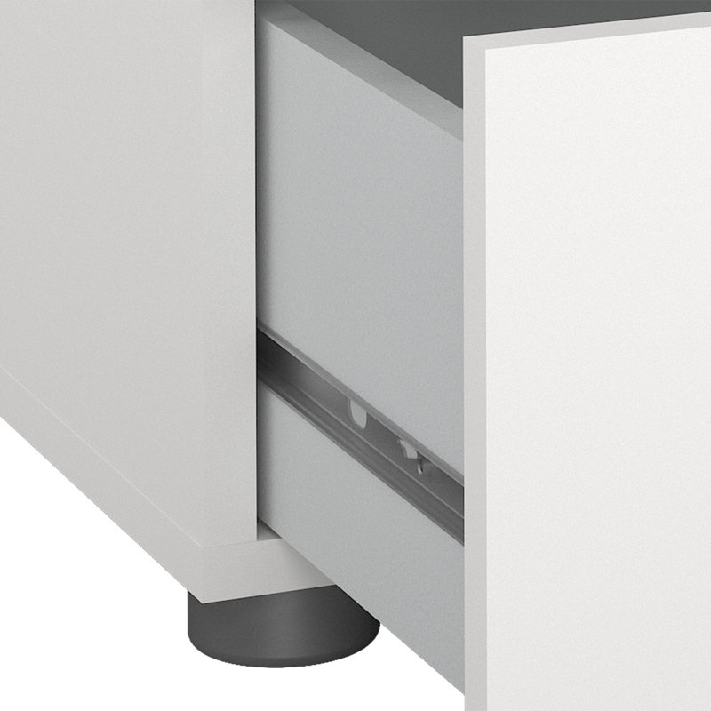 Ensemble de 2 tables de chevet 2 tiroirs l 15,75 po Austin, Blanc