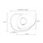 Pebble Shaped Rotating End Table Nesting Coffee Table