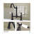 Kingston Brass Bel-Air Two-Handle 2-Hole Deck Mount Bridge Kitchen Faucet-28237589