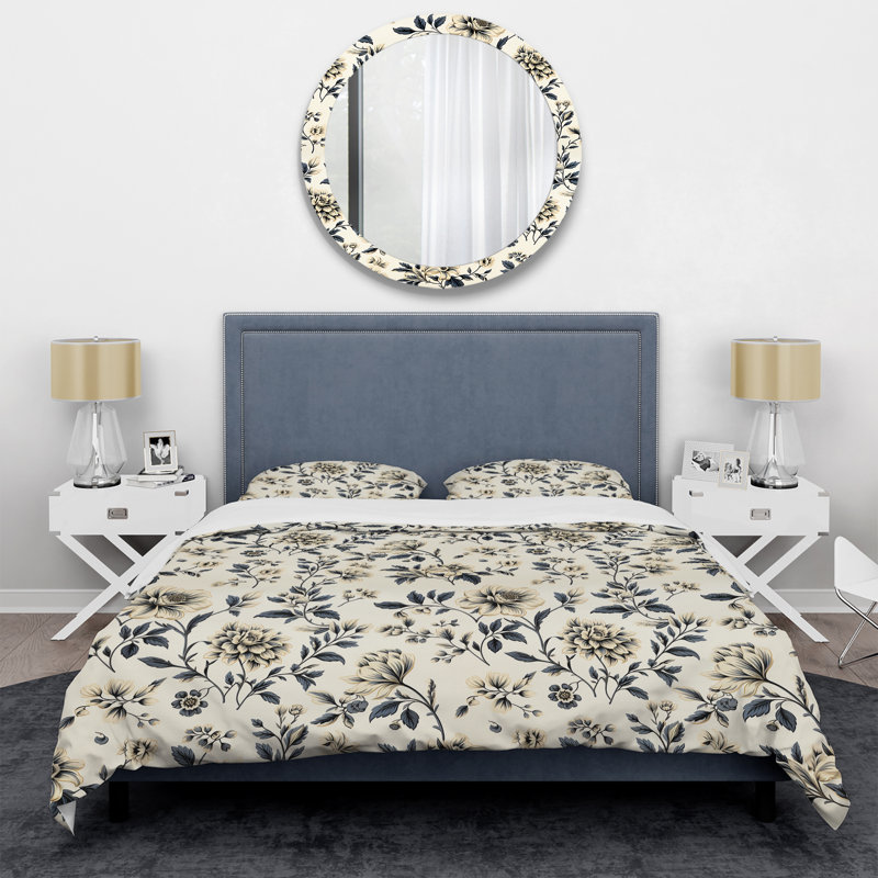 Literie Minimalist Simplicity Victorian, Housse de couette pour très grand lit et 2 très