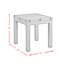 Ensemble 3 pièces Occasional avec 2 tables basses et 2 tables de bout