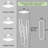 3-ring Led Dimmable Chandelier White