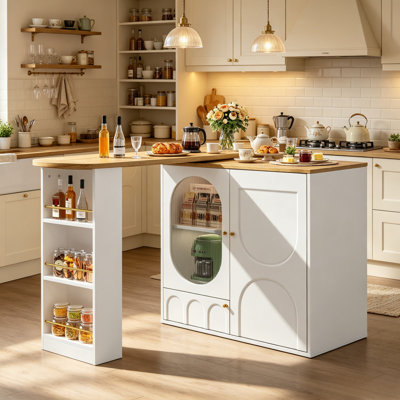 204 cm W Kitchen Island