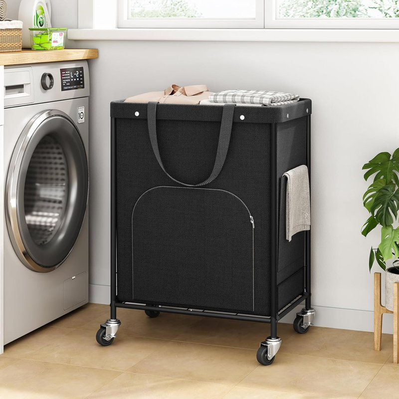 Panier à linge roulant pour vêtements faciles d'accès