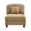 Canapé sans accoudoirs en chenille avec 1 coussin-1244255111