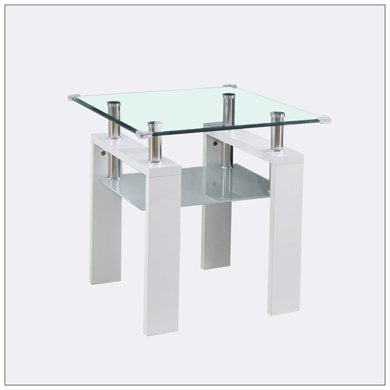 Faygah Coffee Table,living room table,cocktail table, White
