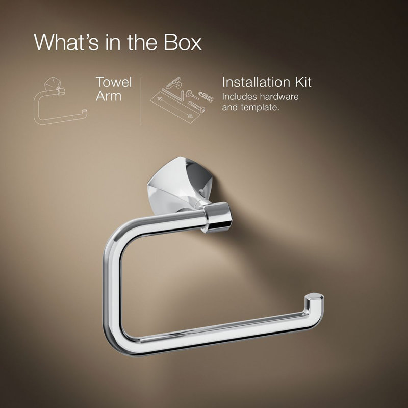 Occasion Towel Ring, Polished Chrome