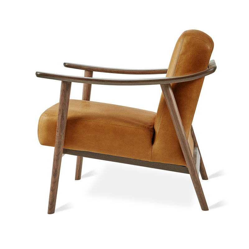 Baltic Chair, Tucson Sienna Leather, Natural Walnut