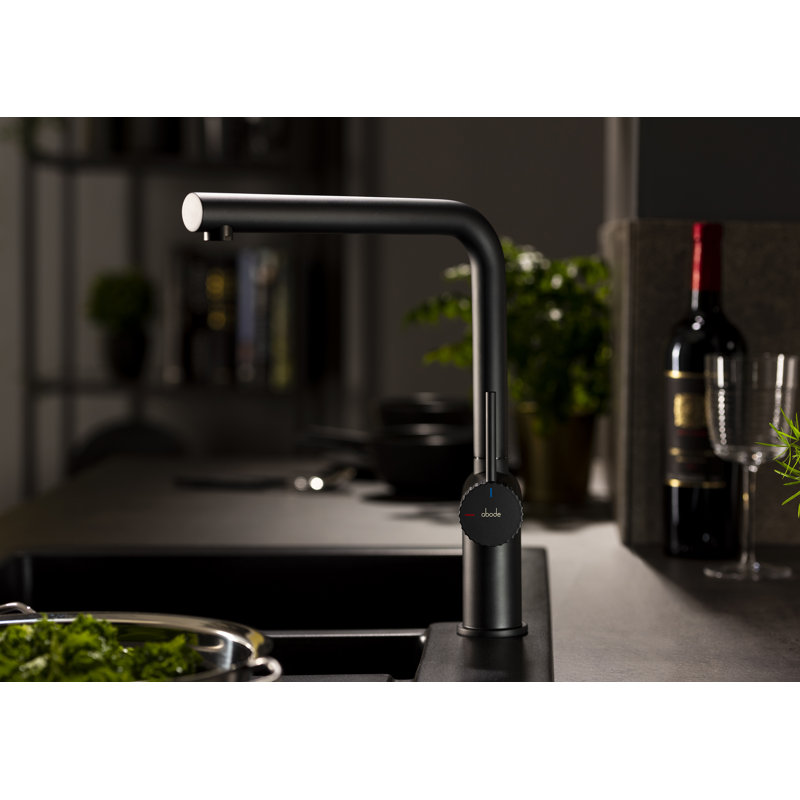 Abode Fraction Single Lever Tap, Matte Black