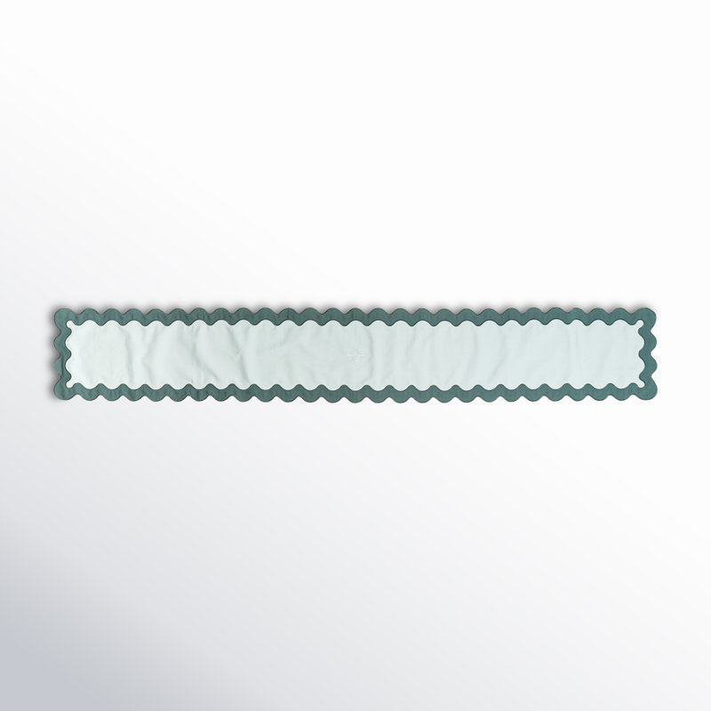 Polyester Scalloped Placemat, Green