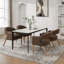 Modern PU Open Back Dining Chair Set Of 4(Only Dining Chairs)-814084978