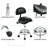Saddle Stool with Back Support, Rolling Stools with Foot Rest, Ergonomic Adjustable Stool with Wheels, Backrest Adjustable Height & Angle for Salon Spa Tattoo Massage Office Swivel Stool Chair