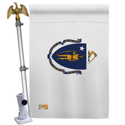 Polyester à 2 côtés 40 x 28 pi Ensemble de drapeaux