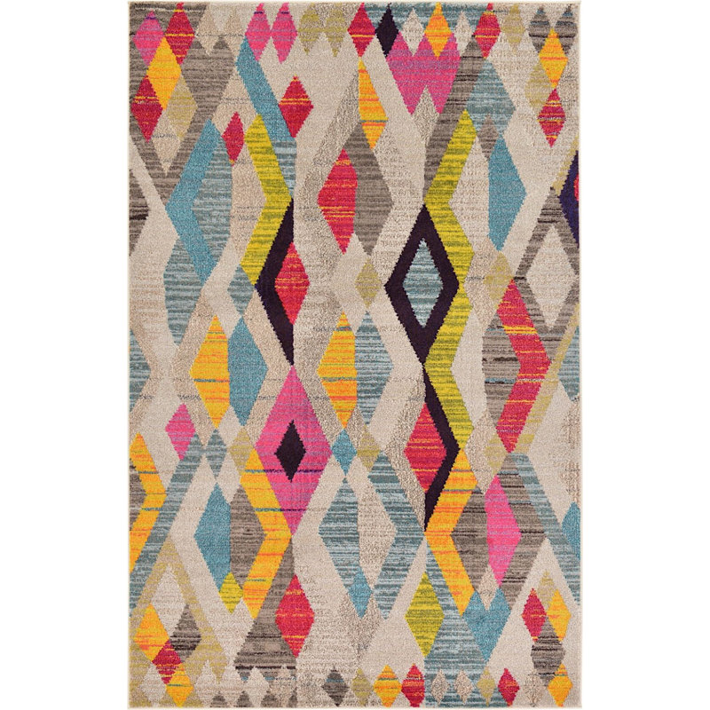 Beverley Abstract Indoor Rug, Rectangle 5' x 8'