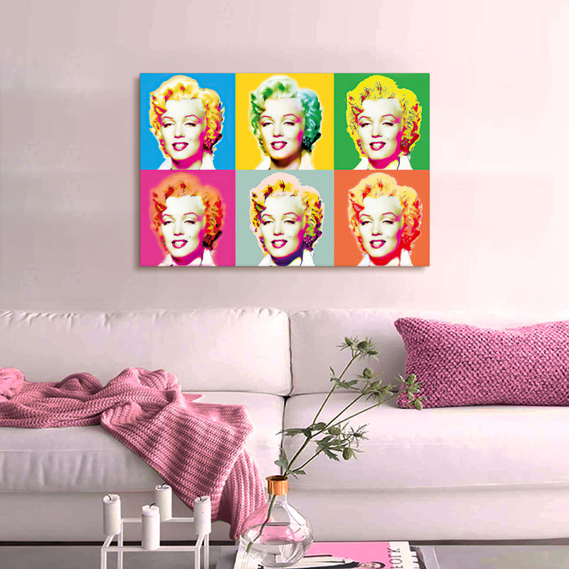 Marilyn Monroe - Wrapped Canvas Print