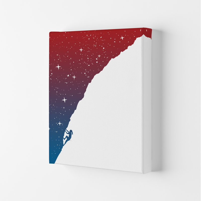 Night Climber 1 Piece Wall Art, 42cm H x 29.7cm W x 4cm D, Wrapped Canvas