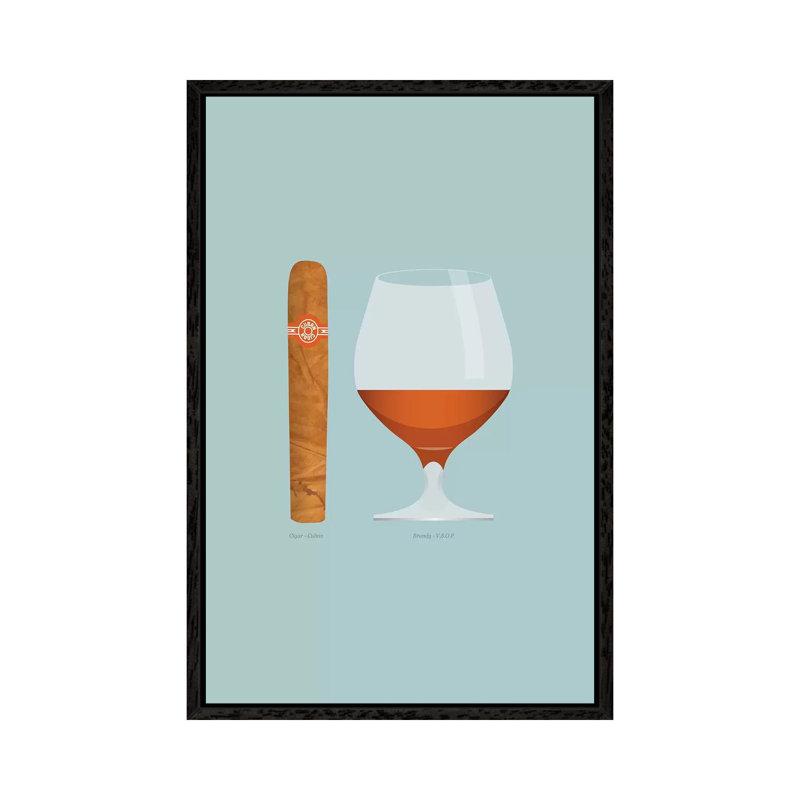 Brandy by Stephen Wildish - Floater Frame Gallery-Wrapped Canvas Giclée on Canvas, Black Framed Canvas