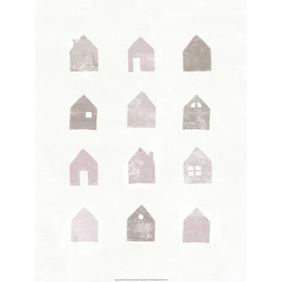 Motif de timbre maison patiné
