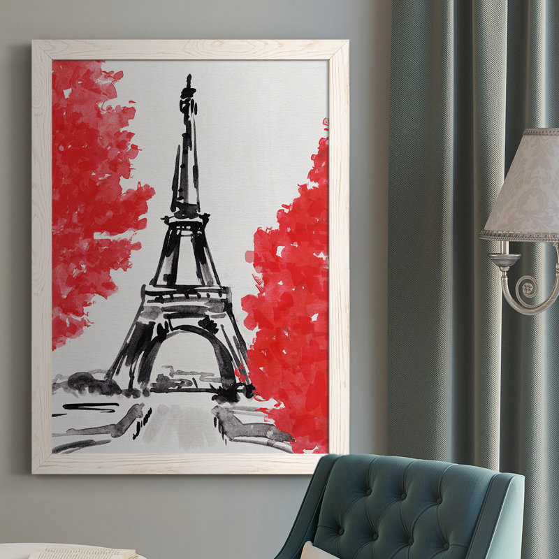 Day in Paris II - Reproduction de photo sur toile, Blanc, H 43,5 po x l 31,5 po x P 1 po