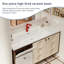 Wall Mounted Single Double Combined Vanity Unit Bathroom Vanity With Ceramic Top-840041071