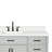 Tidworth Solid Wood Single Bathroom Vanity with 1.5'' White Quartz Top-159445744-193868338