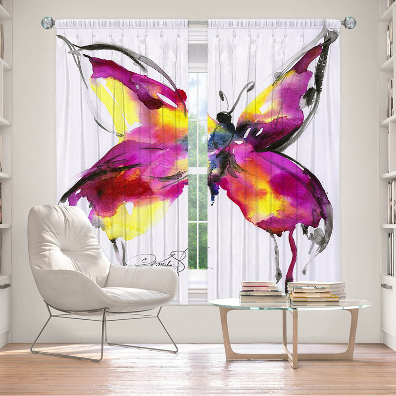 Room Darkening Curtain Pair, 40" W x 82" L