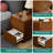 15.8" Wide Fully-Assembled Faux Leather Narrow Nightstand-1191299231-1200938406