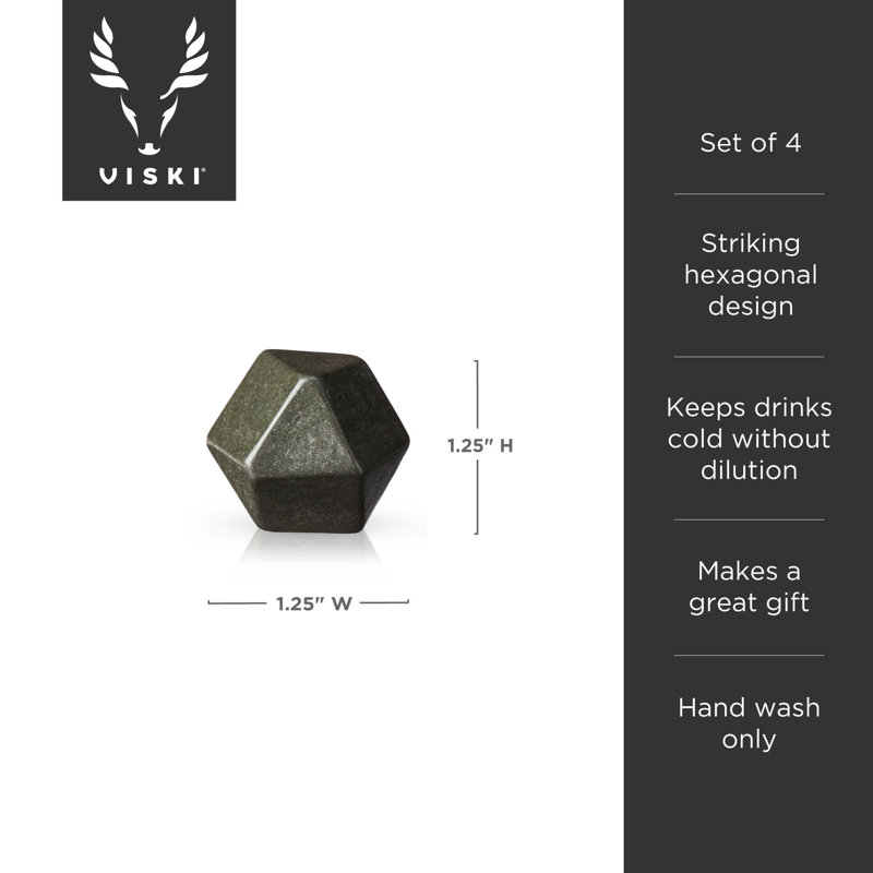 Viski Glacier Rocks® Hexagonal Ice Cube
