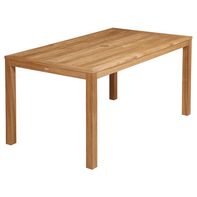 Linear Rectangular Teak Dining Table