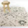 Simeon Cream Boho Shag Area Rug