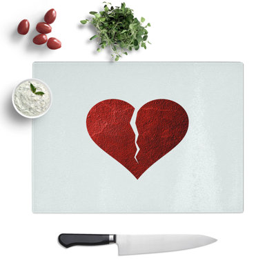 Broken Heart Chopping Board