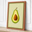 Avocado Cross-Section Botanical - Wrapped Canvas-1739738183-1739738207