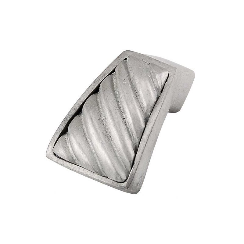 Sanzio Finger Pull, Satin Nickel