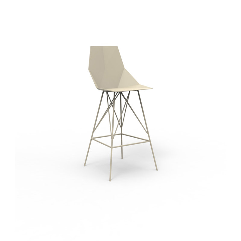 Tabouret de bar 29,5 po Faz, Écru, Tabouret de bar (siège d'une hauteur de 29,5 po)