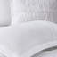 Ensemble de courtepointe réversible en microfibre 4 pièces avec coussin décoratif grand blanc-128954421