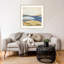 «A Golden Landscape III» par Andrea Haase, reproduction d'art murale en bois-100671823