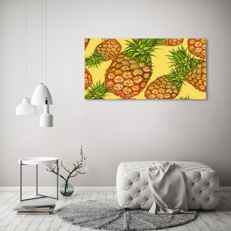 Pineapples - Wrapped Canvas Print