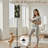 PeeNoke 68.5" Standing Floor Lamp Cactus Boho Seamless Cacti repeat print Wild West Dimmable Metal Pole Lamp with Linen Lampshade LED Bulb Included