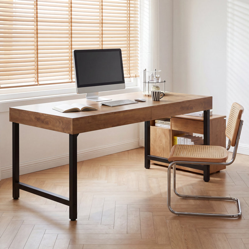 Table de travail 55 po, Brown