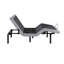 Grand lit Base de lit à positions réglables Power Massage Zero Gravity Comfort Orifices de charge à lumière DEL en métal robuste 1 pièce-863944706