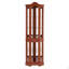 Corner Cabinet With Lights, Adjustable Tempered Glass Shelves